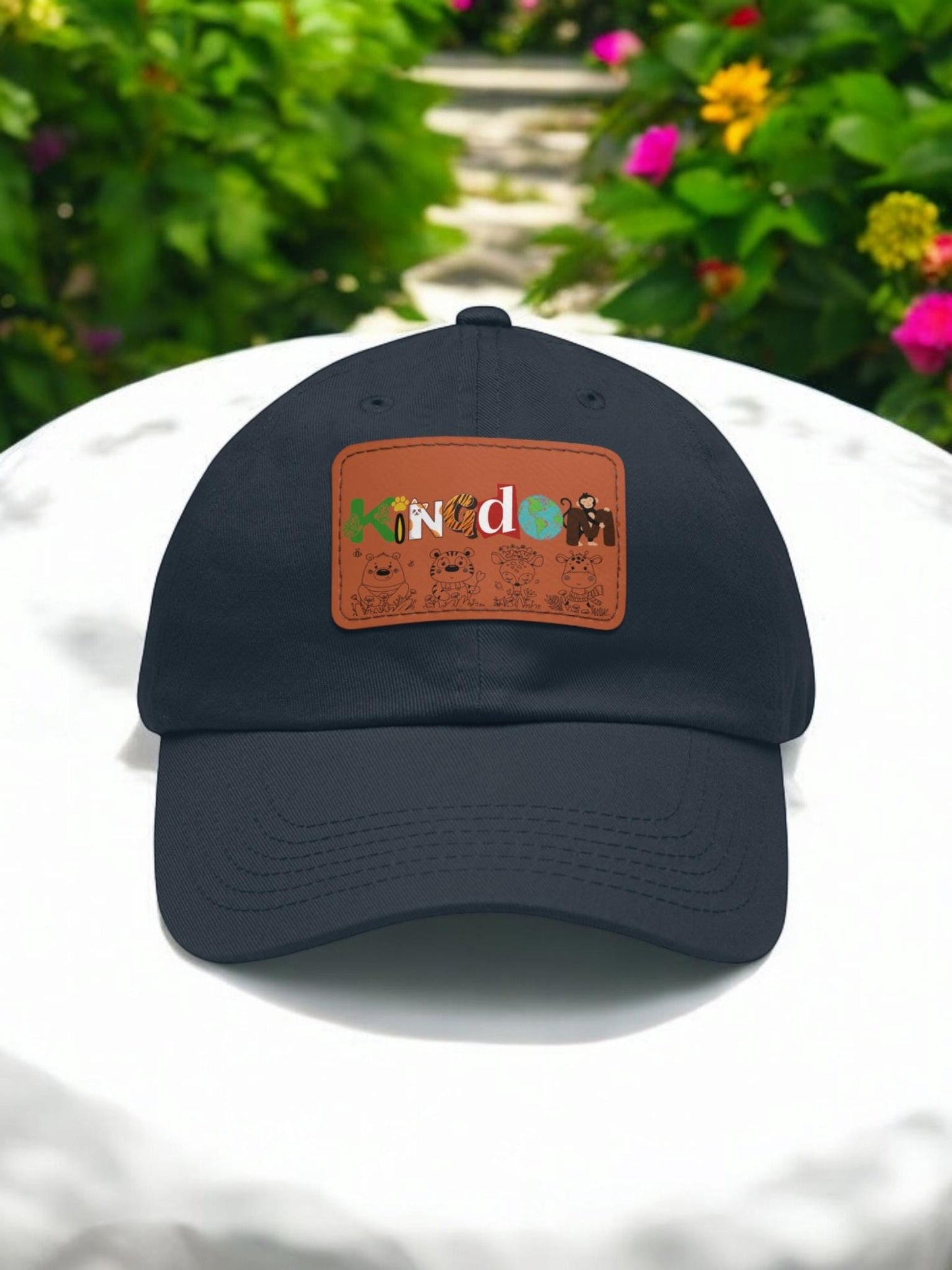 Animal Enthusiast Unisex Hat, Leather Patch Cap, Wildlife Lover Gift