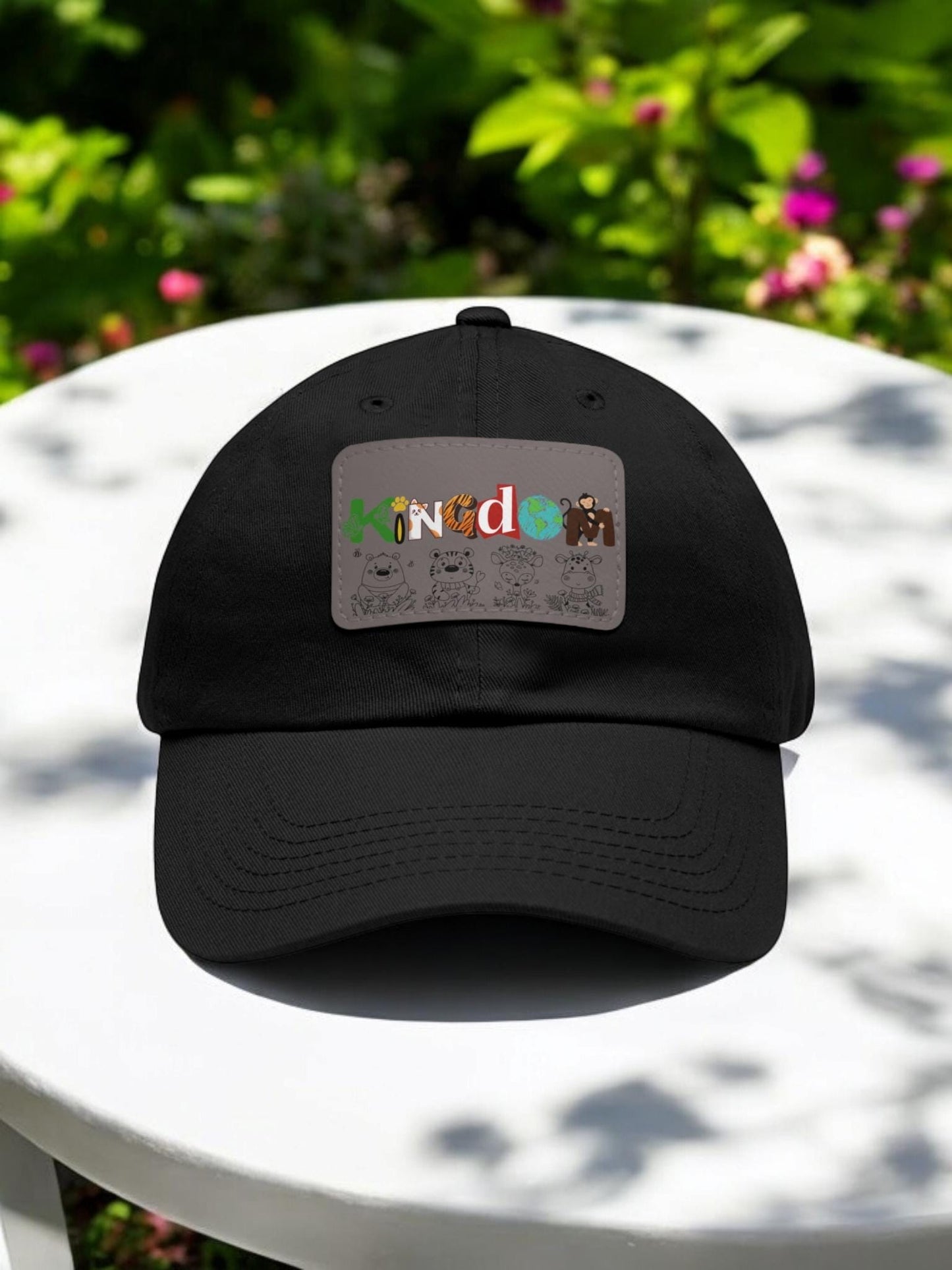 Animal Enthusiast Unisex Hat, Leather Patch Cap, Wildlife Lover Gift