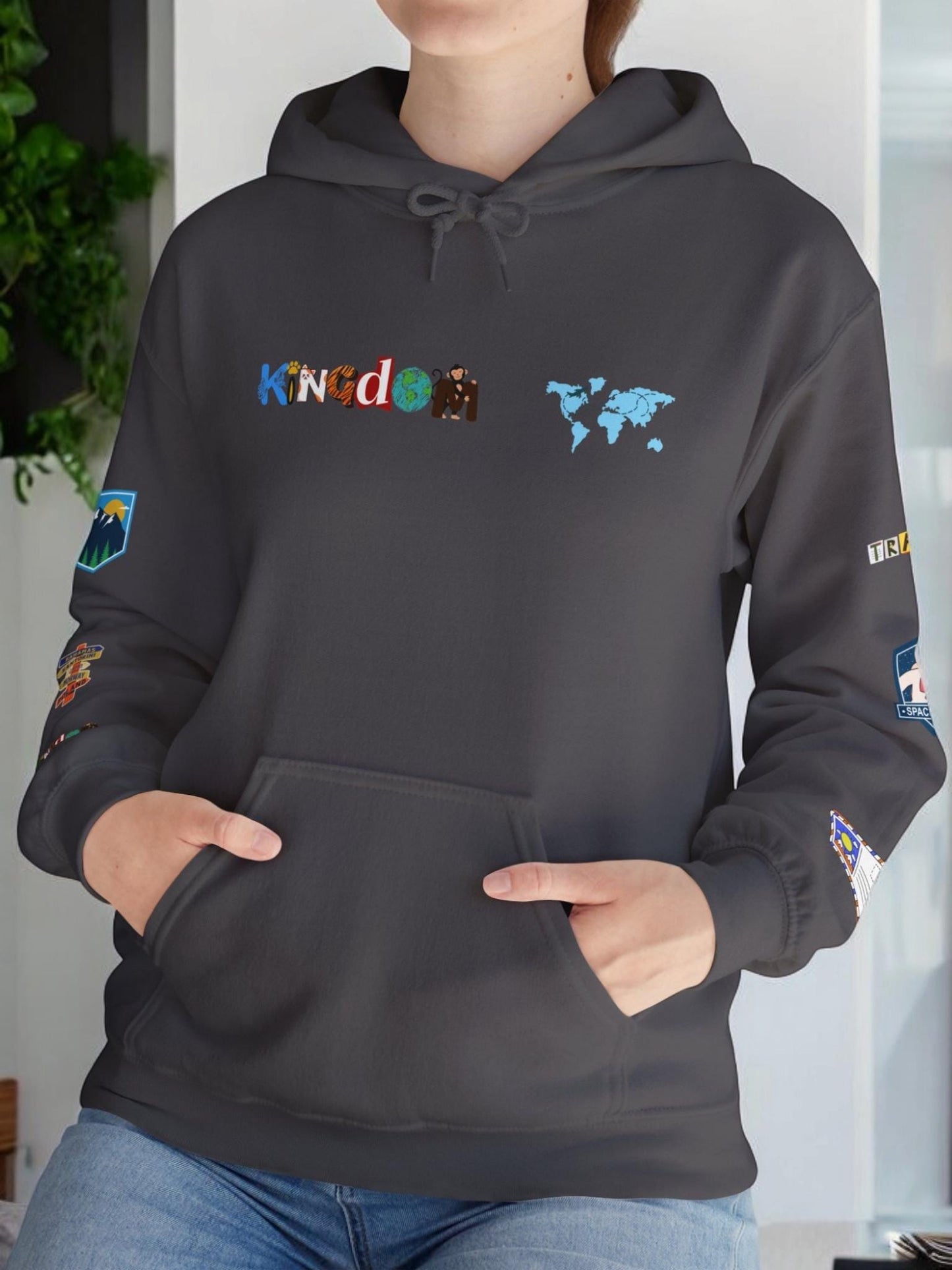 Vacation Theme Graphic Unisex Hoodie, Travel Enthusiast Sweatshirt, Wanderlust Hooded Pullover