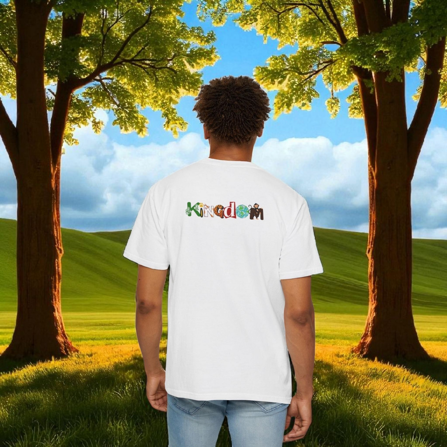 Monkey Graphic Jungle Animals T-shirt, Wildlife Lover Tee, Safari Theme Shirt