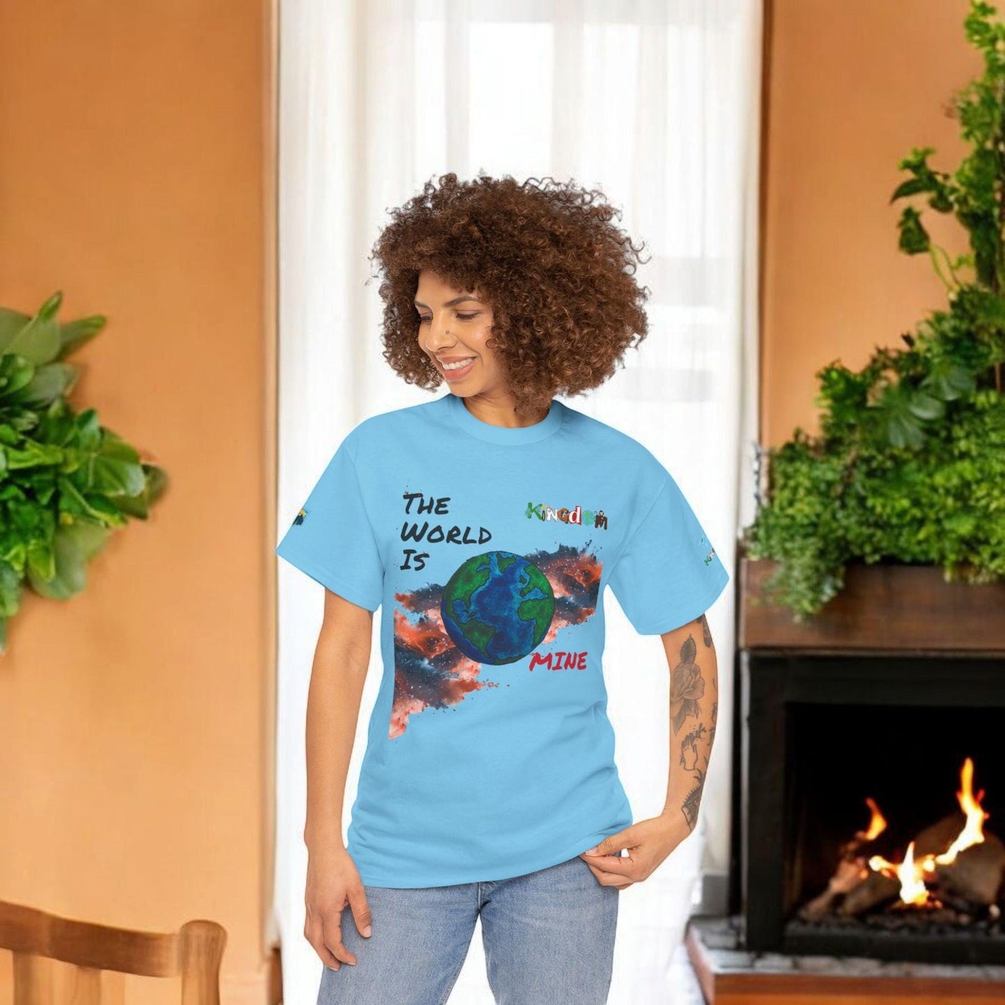 Galaxy Graphic Unisex Tee - Handcrafted Space Shirt, Cosmic Universe Top, Astronomy T-Shirt