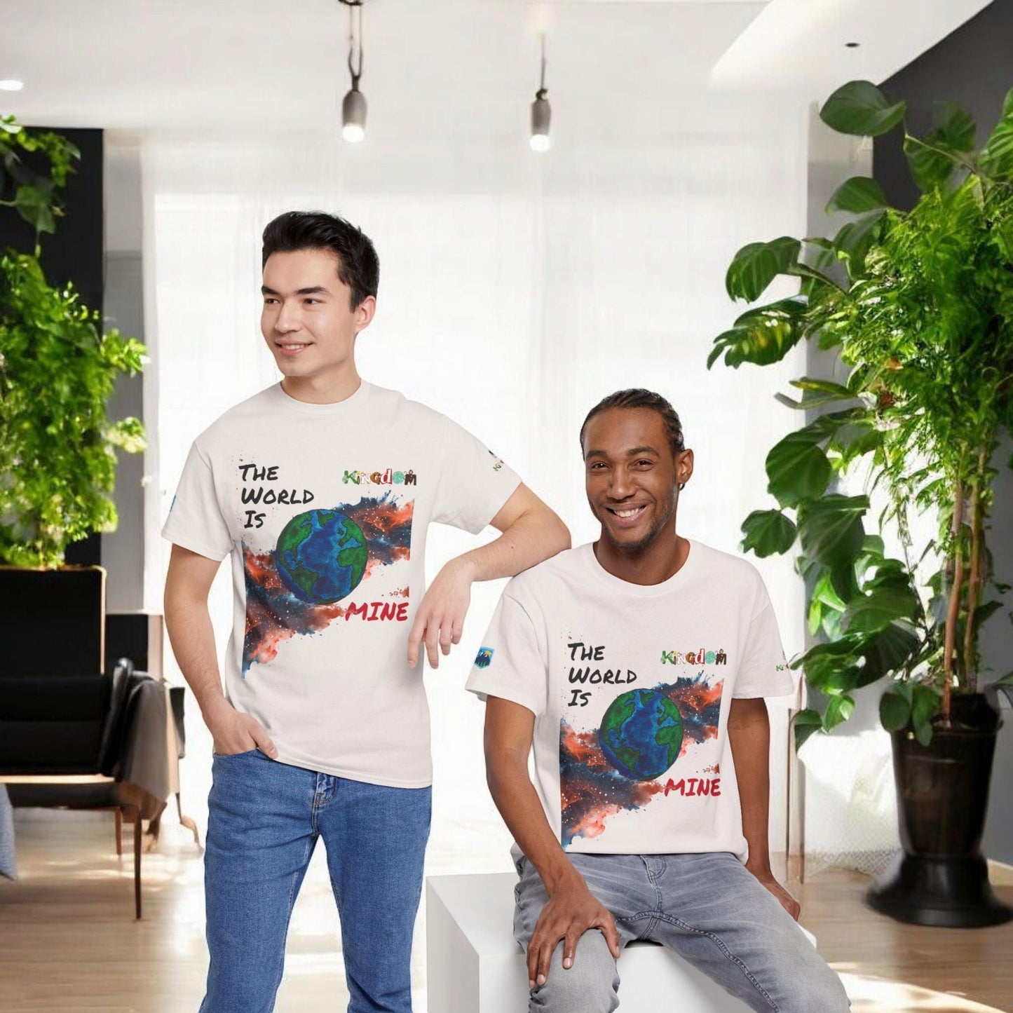 Galaxy Graphic Unisex Tee - Handcrafted Space Shirt, Cosmic Universe Top