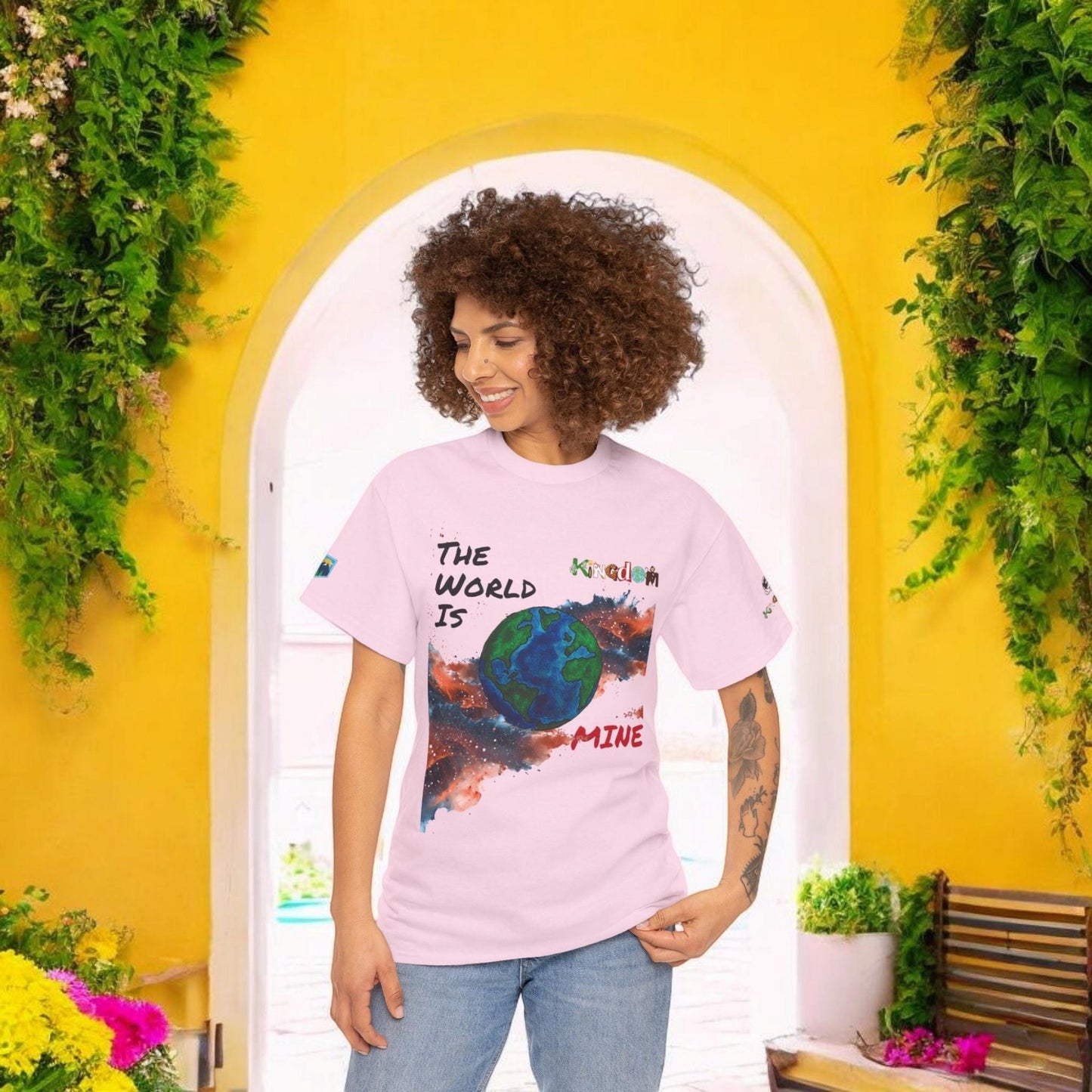 Galaxy Graphic Unisex Tee - Handcrafted Space Shirt, Cosmic Universe Top