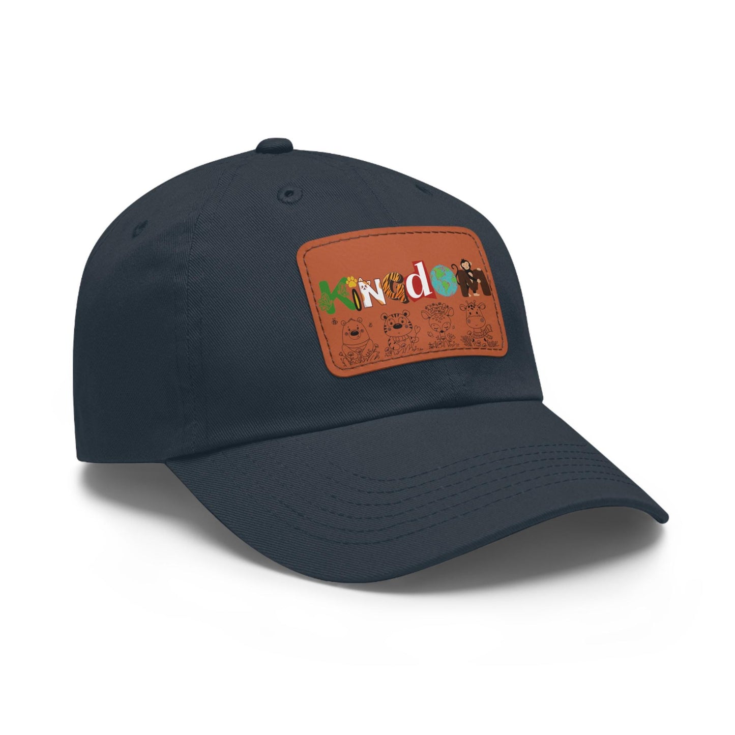 Animal Enthusiast Unisex Hat, Leather Patch Cap, Wildlife Lover Gift