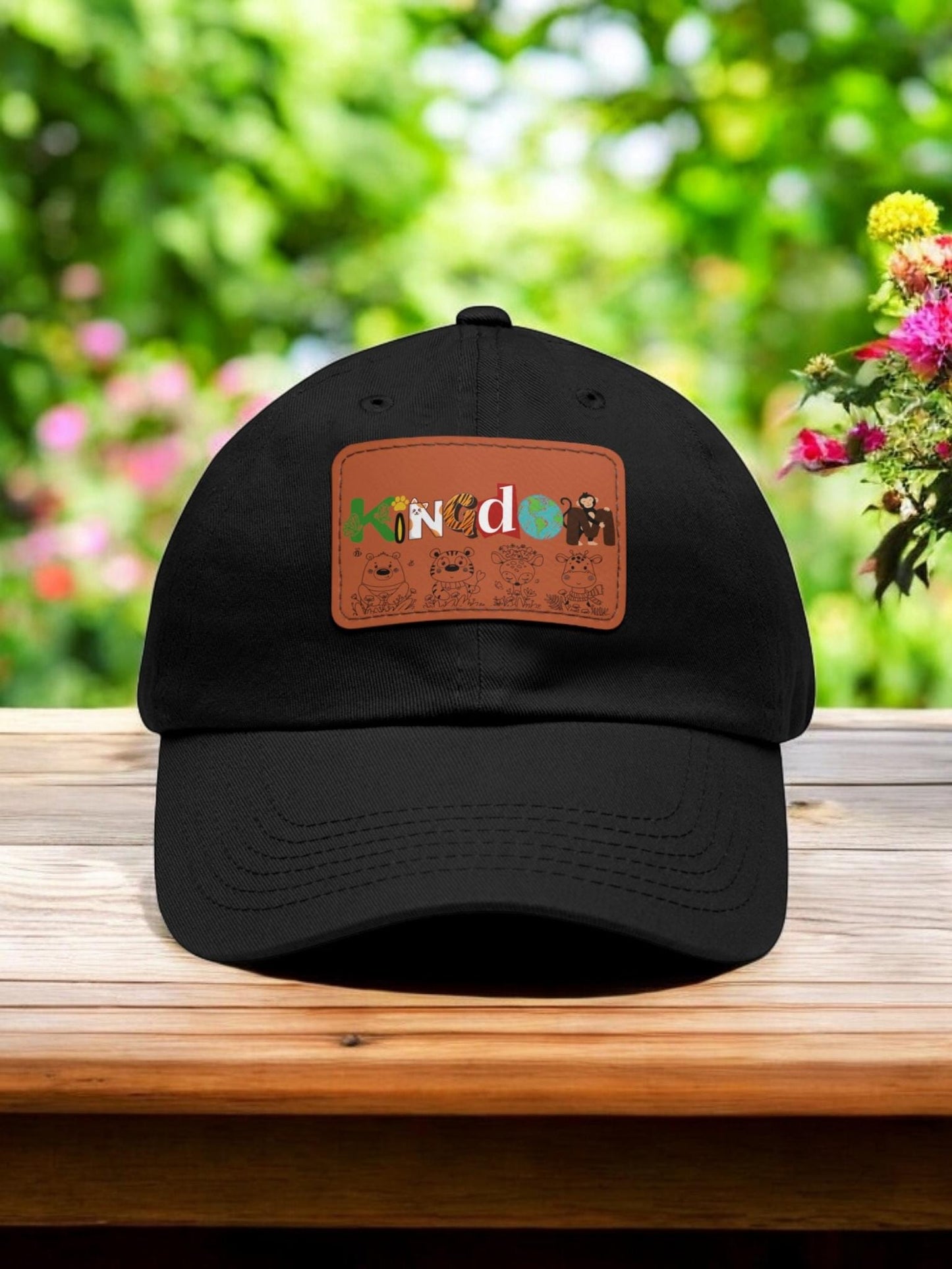 Animal Enthusiast Unisex Hat, Leather Patch Cap, Wildlife Lover Gift