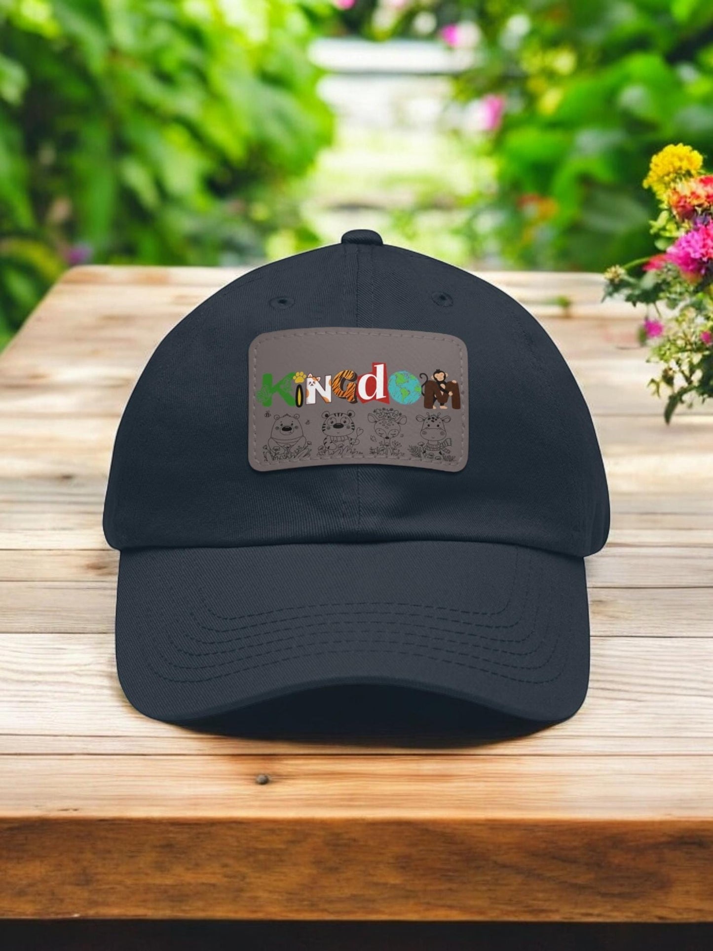 Animal Enthusiast Unisex Hat, Leather Patch Cap, Wildlife Lover Gift