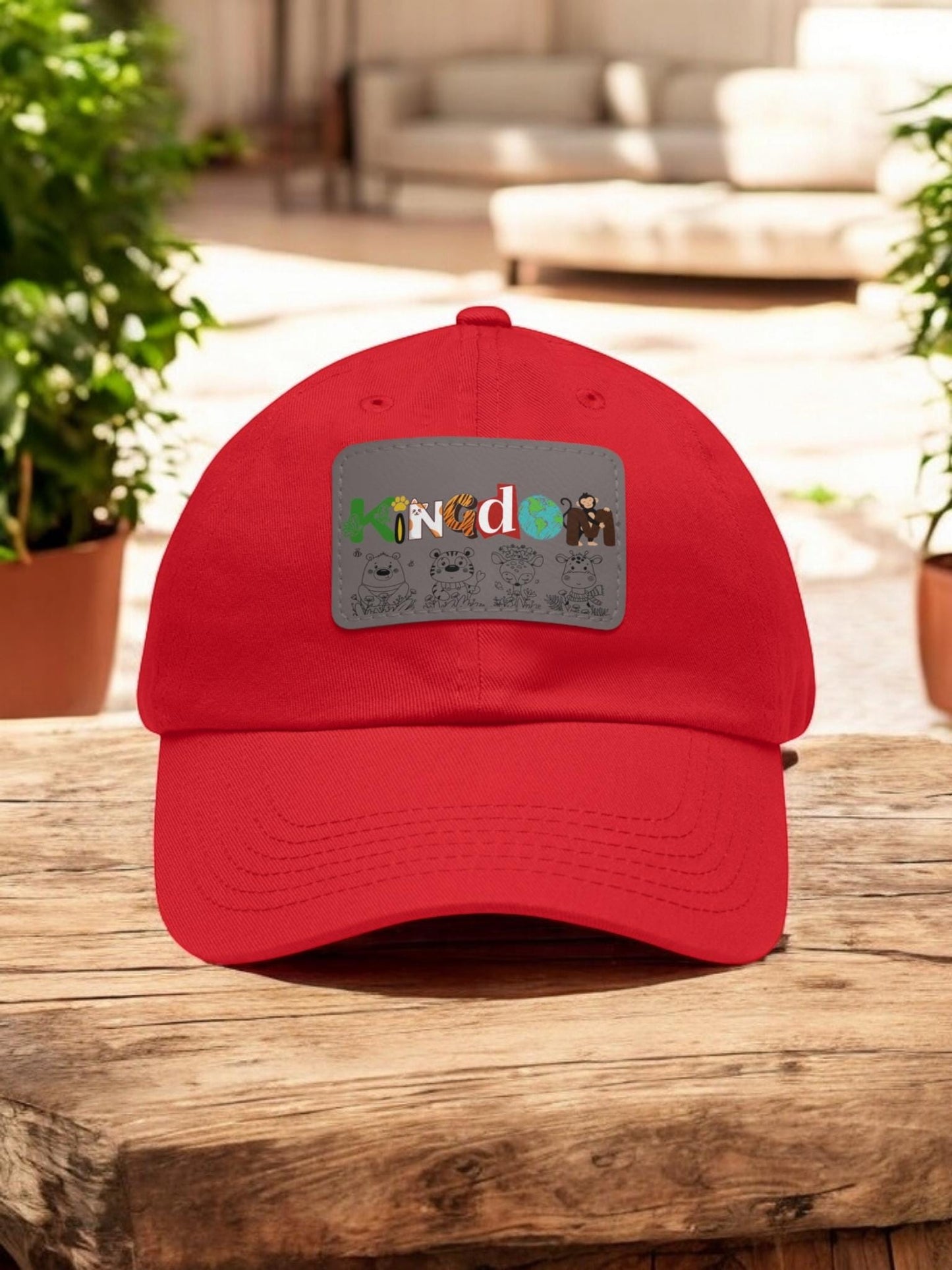 Animal Enthusiast Unisex Hat, Leather Patch Cap, Wildlife Lover Gift