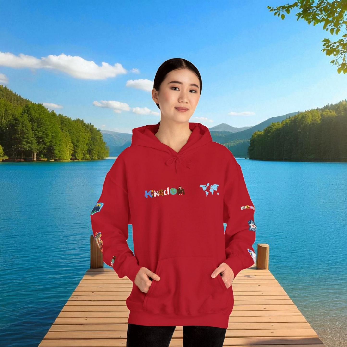 Vacation Theme Graphic Unisex Hoodie, Travel Enthusiast Sweatshirt, Wanderlust Hooded Pullover