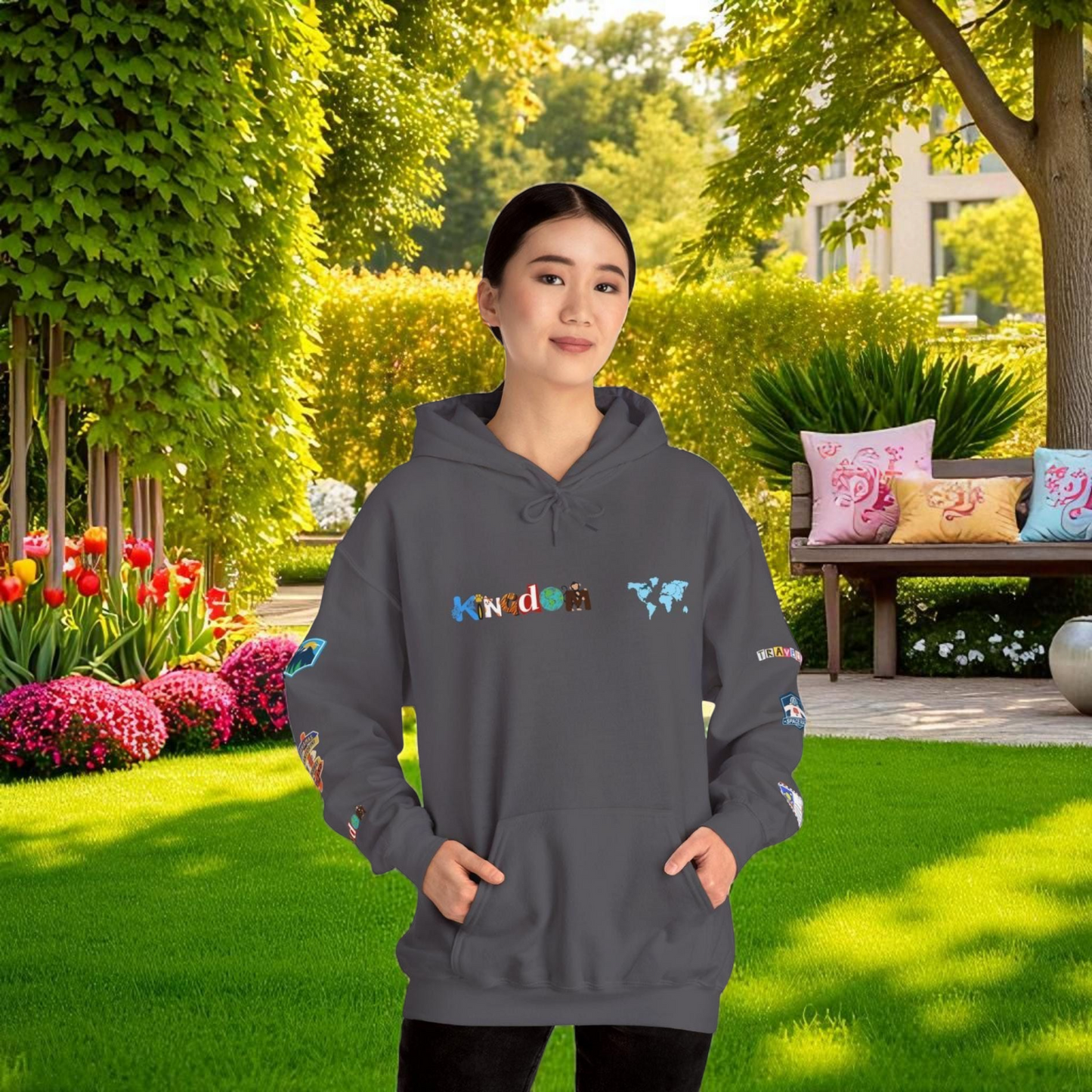 Vacation Theme Graphic Unisex Hoodie, Travel Enthusiast Sweatshirt, Wanderlust Hooded Pullover