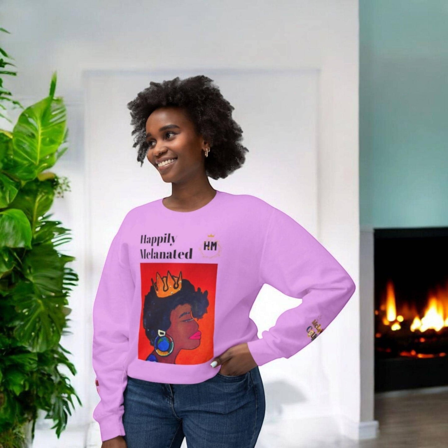 Beautiful Unisex Lightweight Crewneck Sweatshirt, Multiple Sizes, Wearable Art