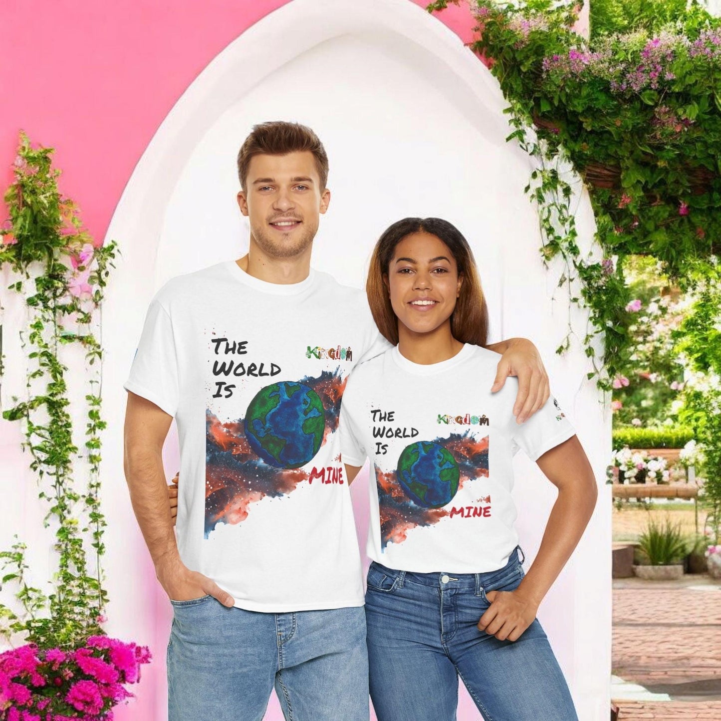 Galaxy Graphic Unisex Tee - Handcrafted Space Shirt, Cosmic Universe Top