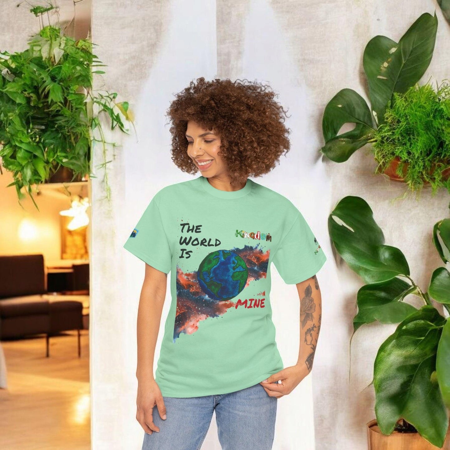 Galaxy Graphic Unisex Tee - Handcrafted Space Shirt, Cosmic Universe Top