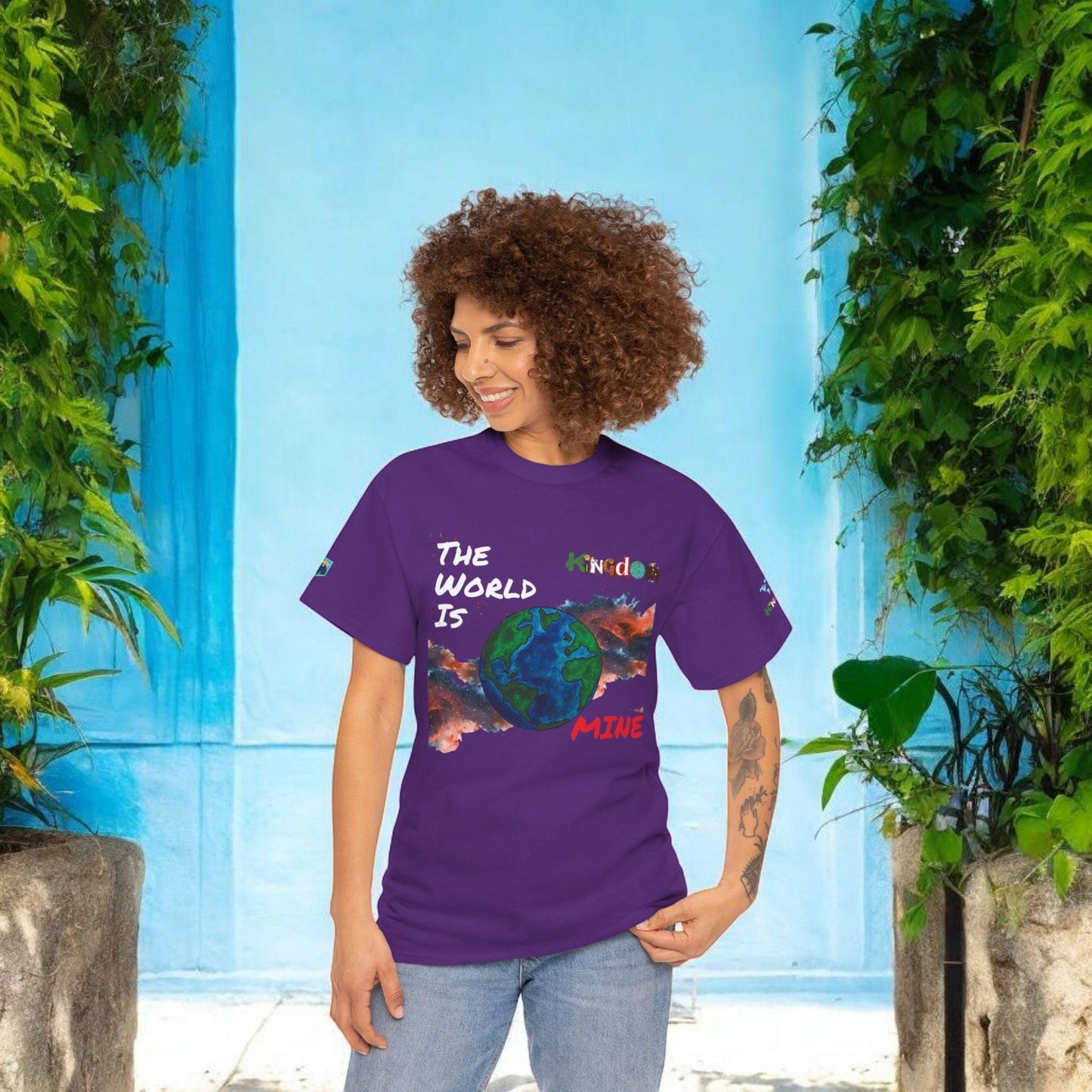 Galaxy Graphic Unisex Tee - Handcrafted Space Shirt, Cosmic Universe Top