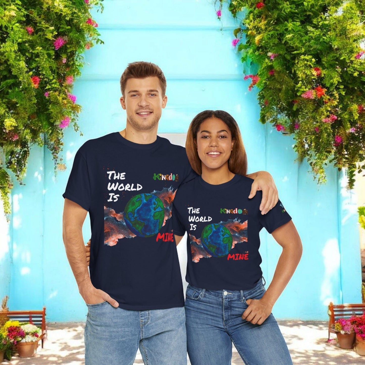 Galaxy Graphic Unisex Tee - Handcrafted Space Shirt, Cosmic Universe Top