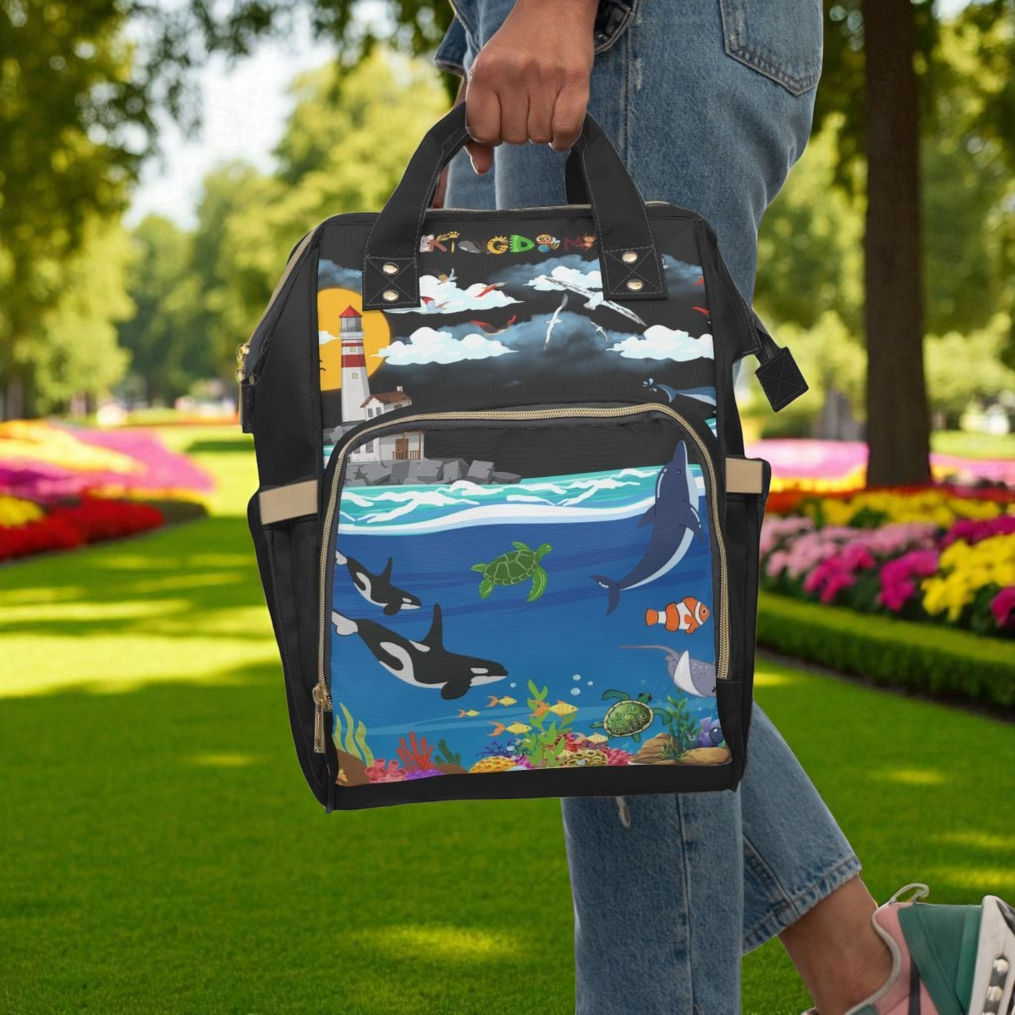 Ocean Adventure Multifunctional Diaper Backpack