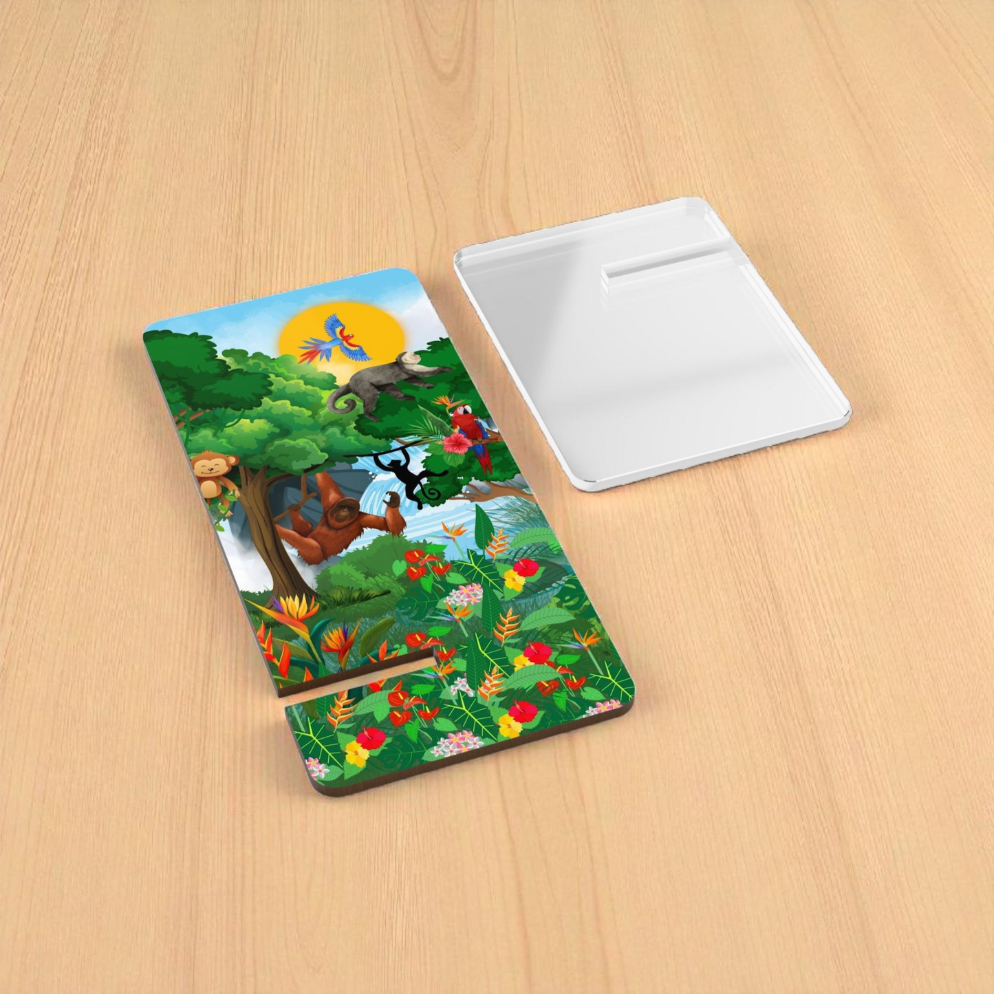 Colorful Jungle Smartphone Display Stand