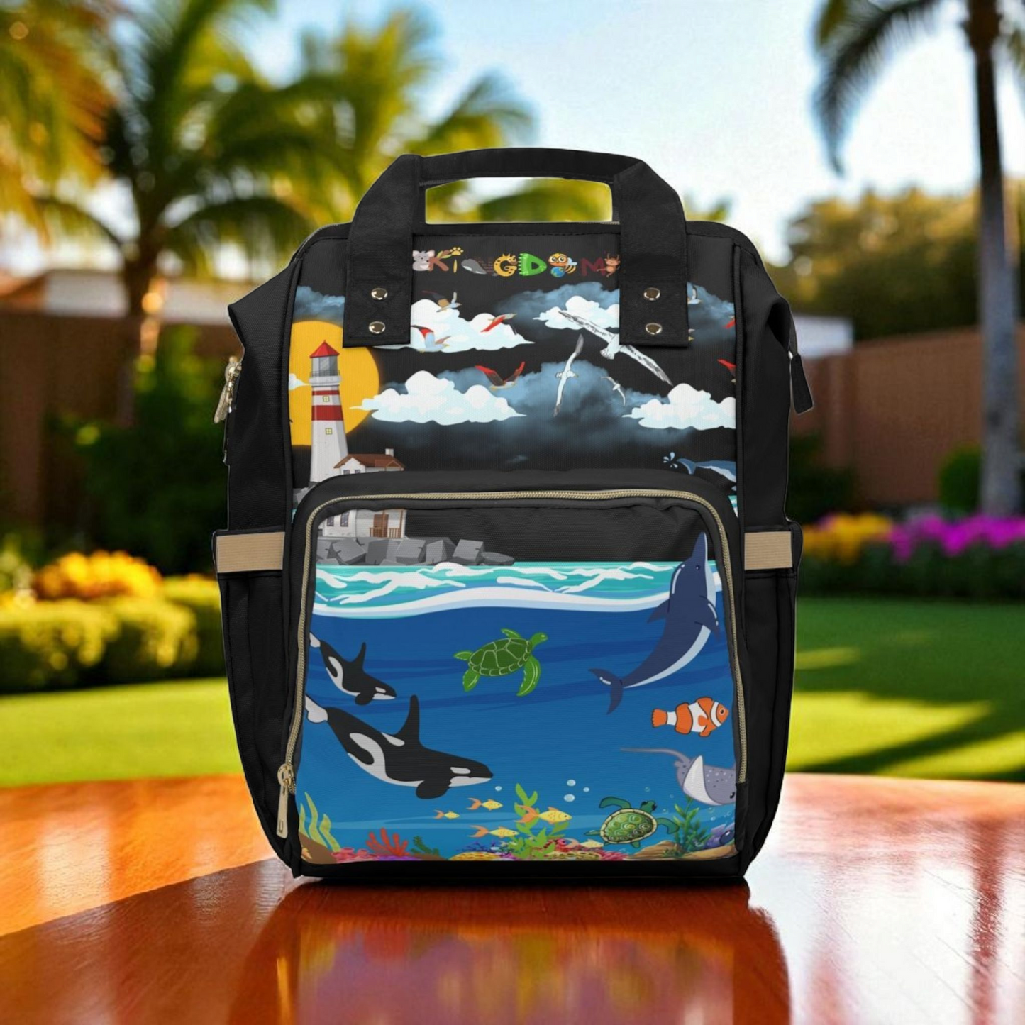 Ocean Adventure Multifunctional Diaper Backpack
