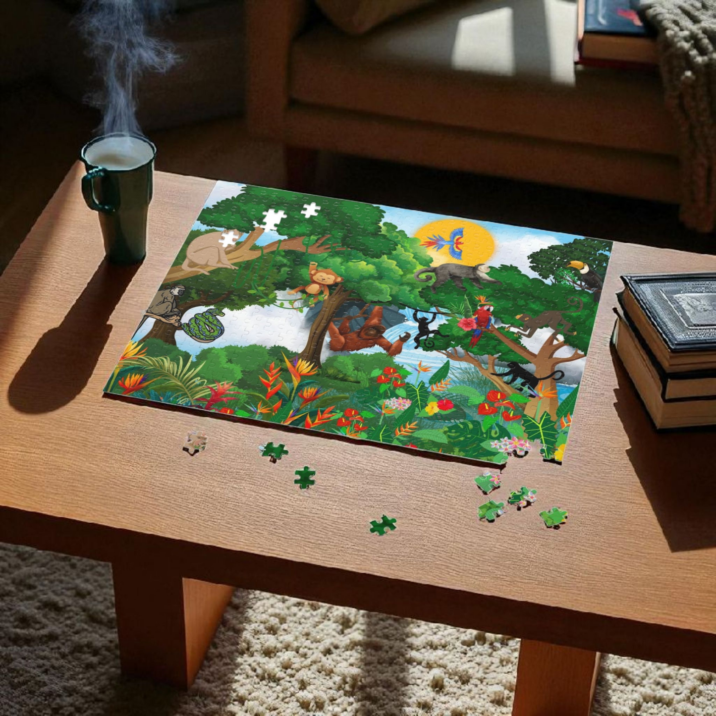 Nature-Themed Puzzle (120/252/500-Piece) – Fun for All Ages!