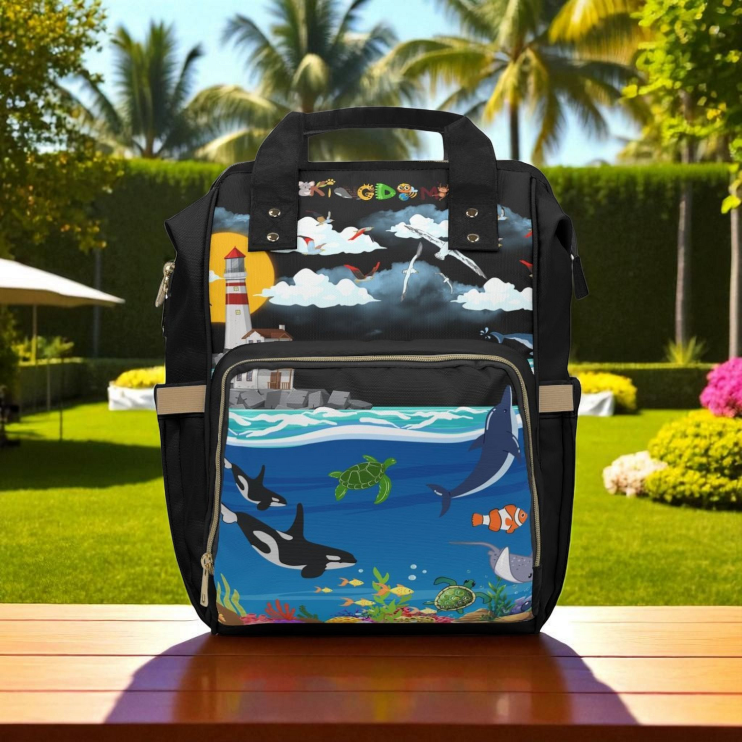 Ocean Adventure Multifunctional Diaper Backpack