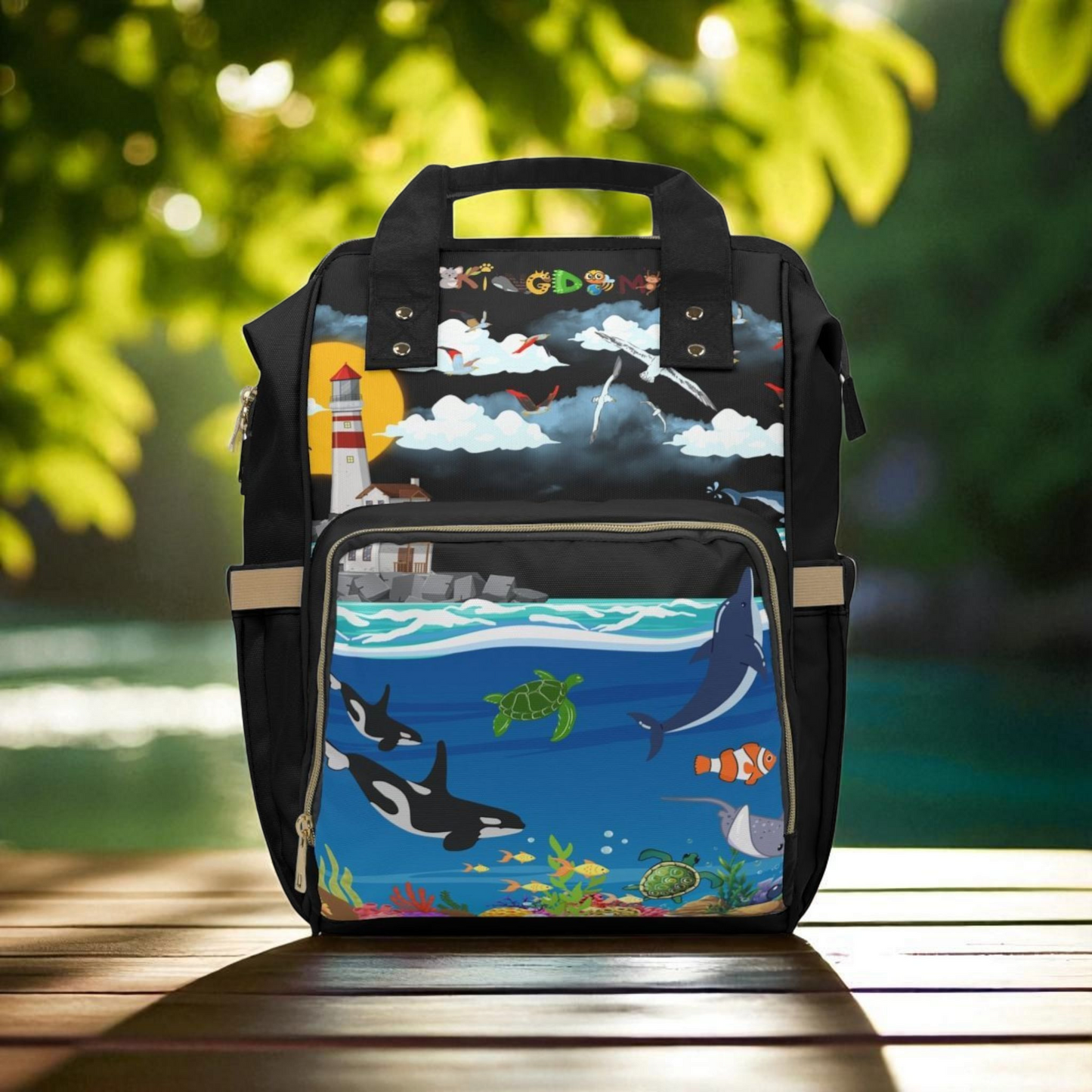 Ocean Adventure Multifunctional Diaper Backpack