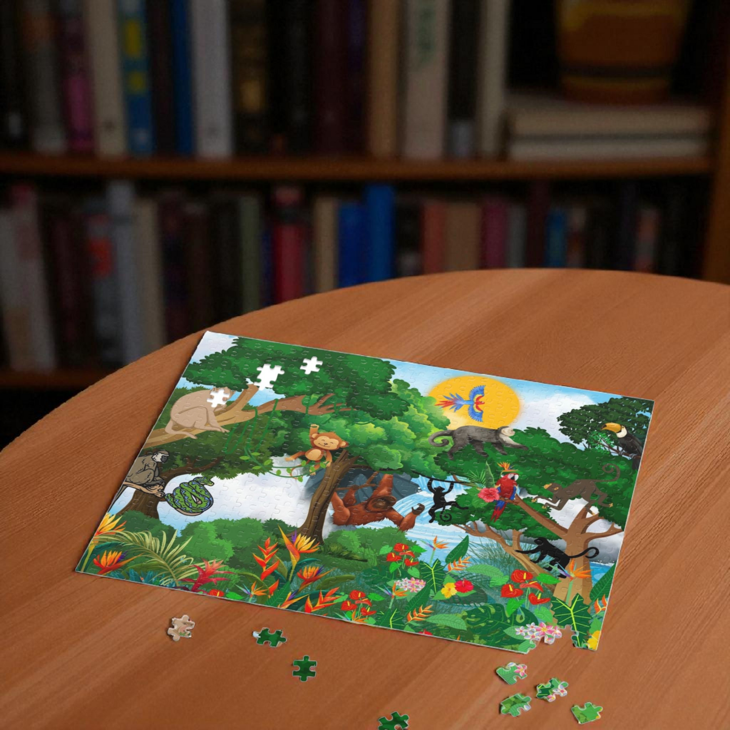 Nature-Themed Puzzle (120/252/500-Piece) – Fun for All Ages!