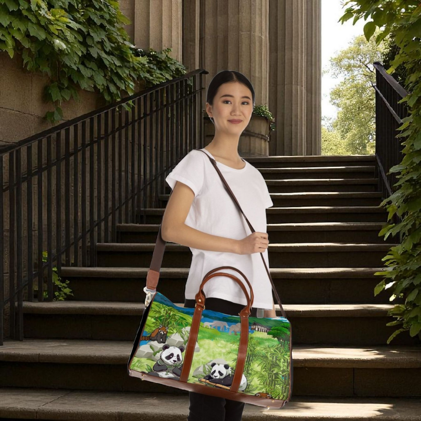 Adorable Panda Waterproof Travel Bag - Perfect for Adventurers & Animal Lovers