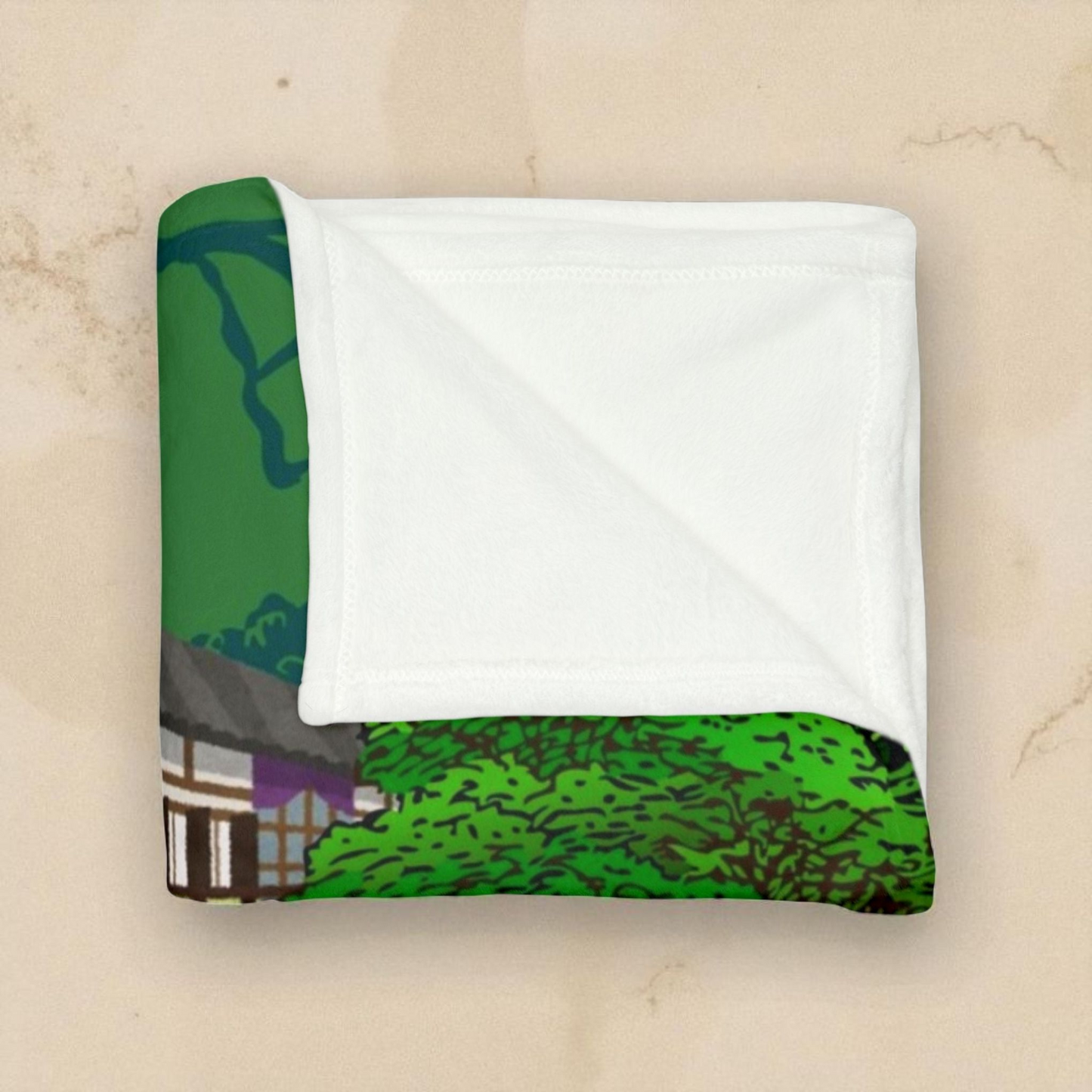 Cozy Panda-Themed Soft Polyester Blanket for Kids