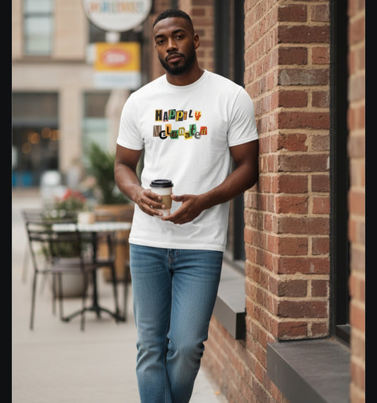 Crowned Black Woman Art Graphic Vintage Wash Drop Shoulder T-shirt