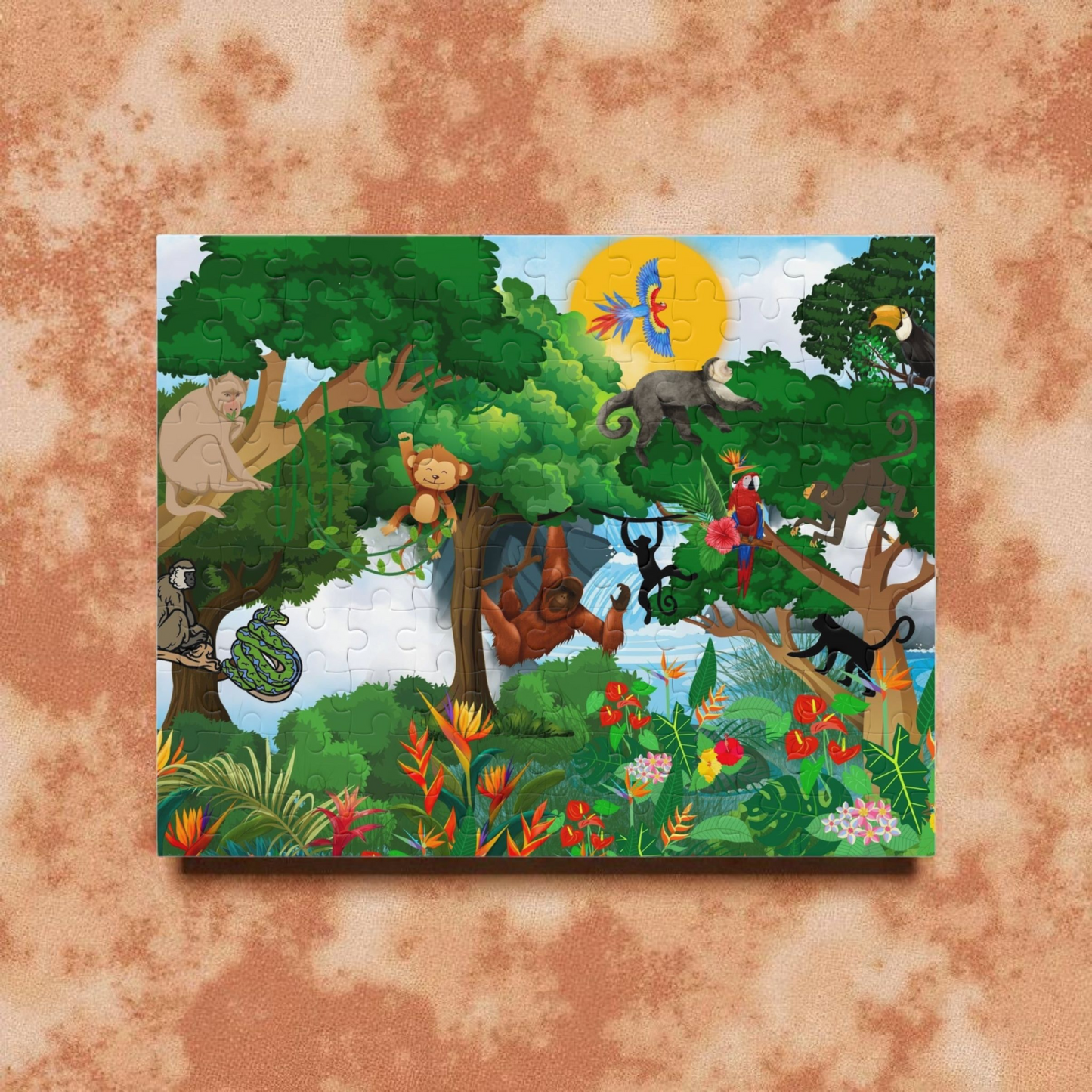 Nature-Themed Puzzle (120/252/500-Piece) – Fun for All Ages!