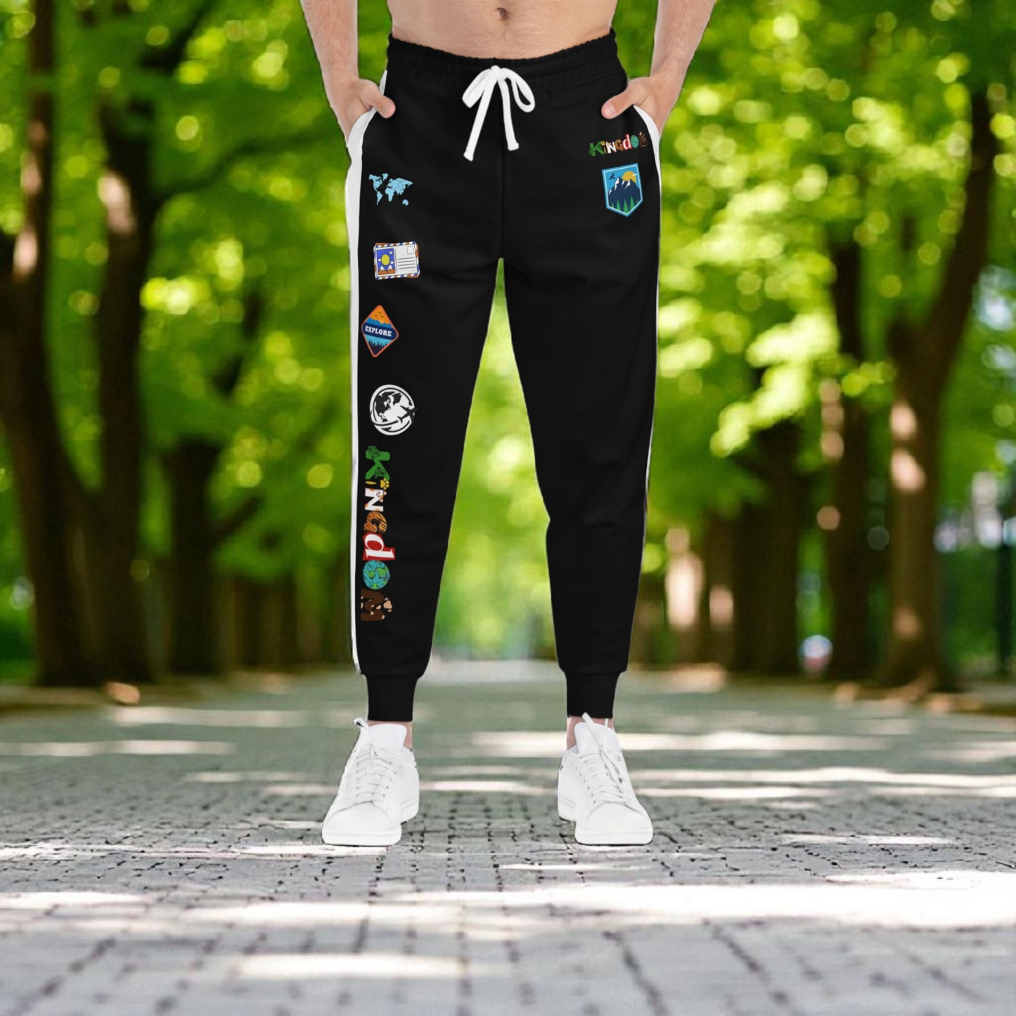 Unisex Travel-Inspired Athletic Joggers | Casual Fitness Pants, Workout Gear