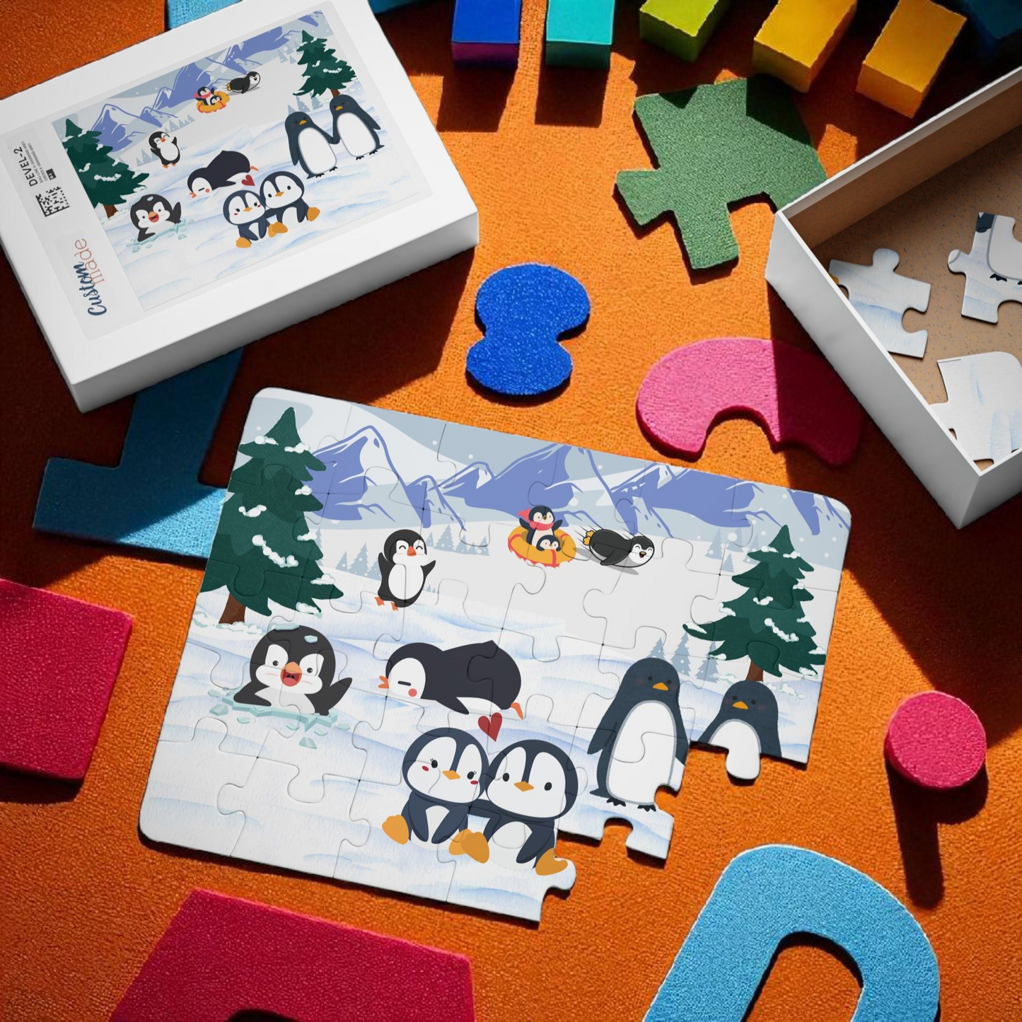 Panda Puzzle, Kids 30-Piece Jigsaw Game Toy, Children's Animal Learning Activity