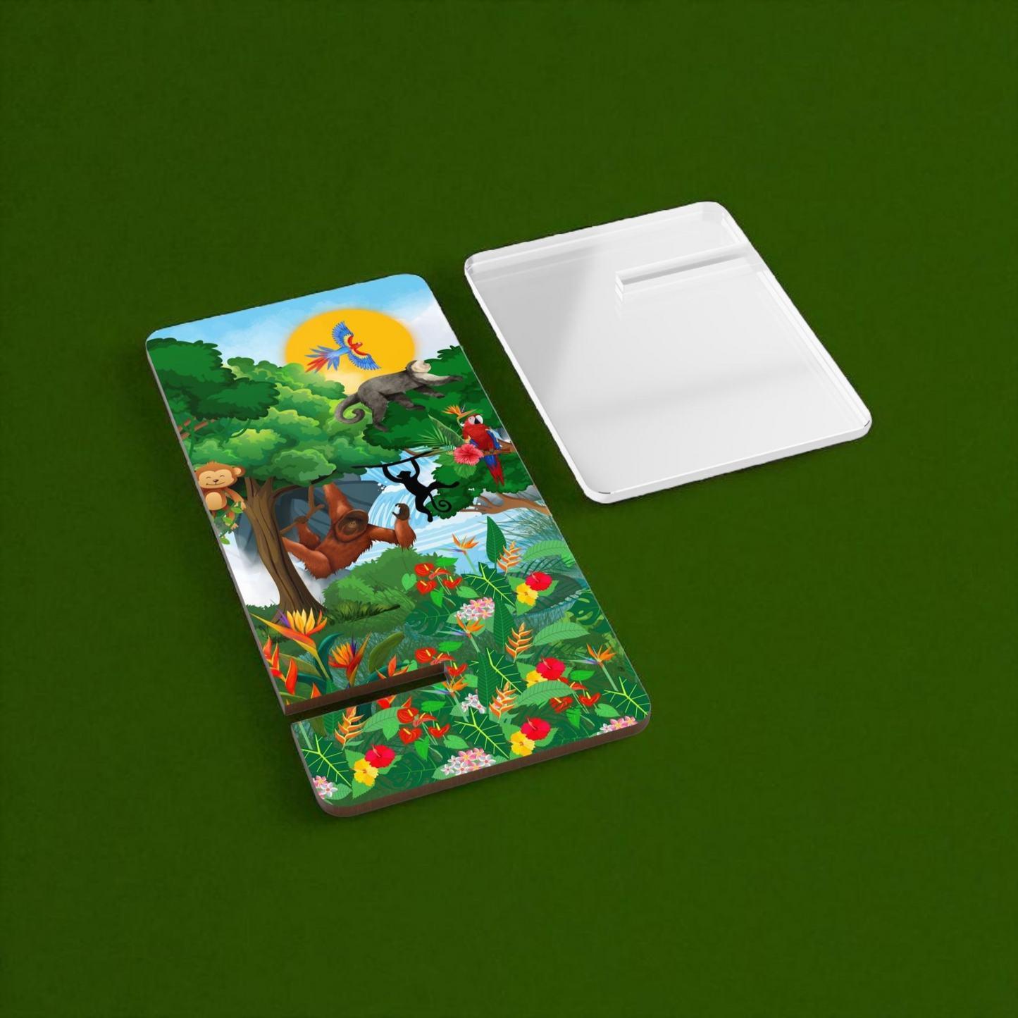 Colorful Jungle Smartphone Display Stand