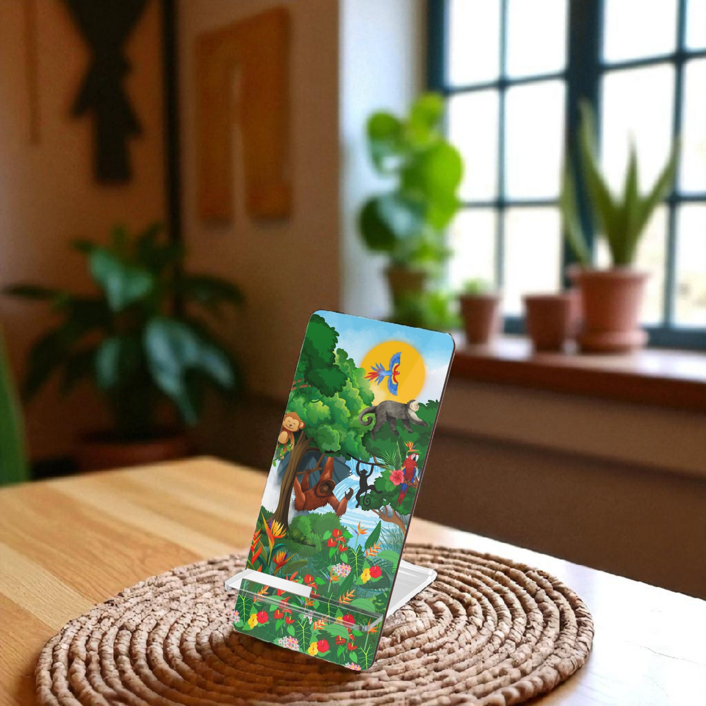 Colorful Jungle Smartphone Display Stand