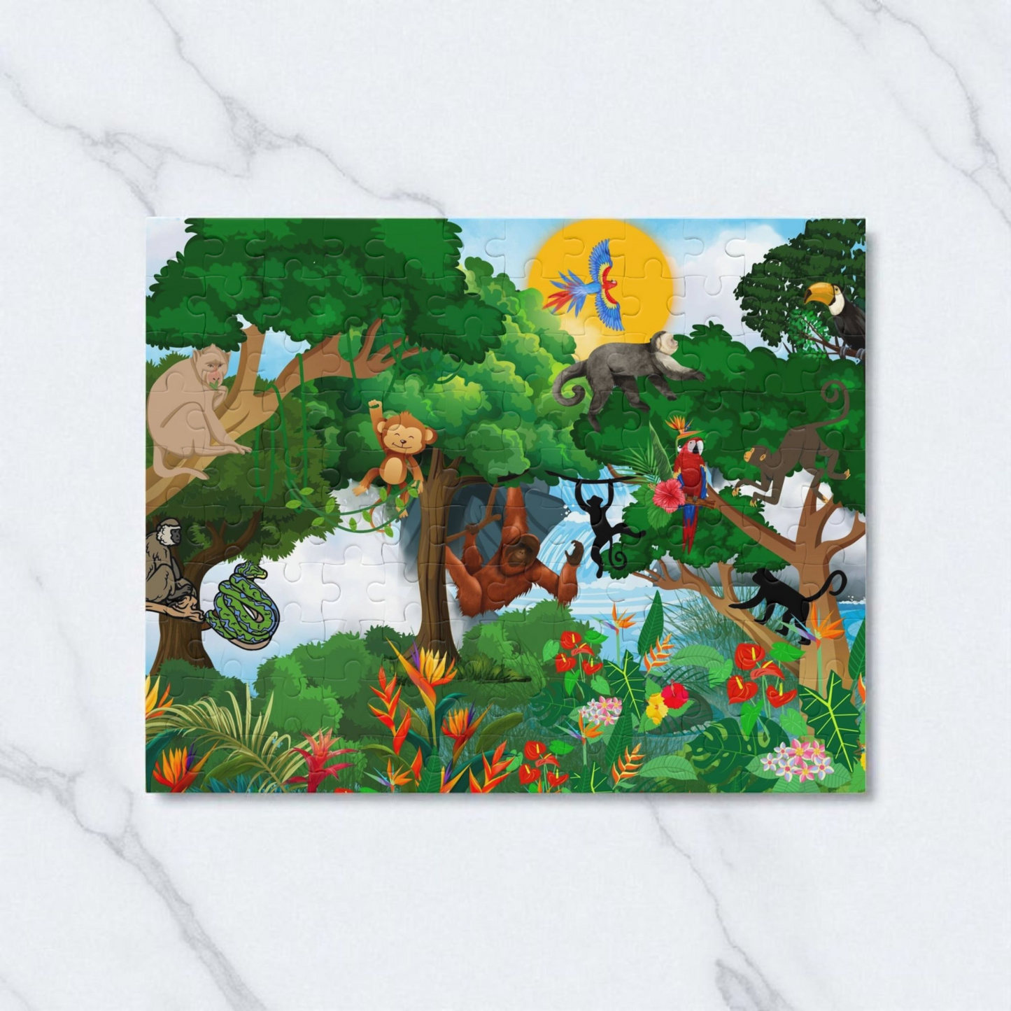 Nature-Themed Puzzle (120/252/500-Piece) – Fun for All Ages!