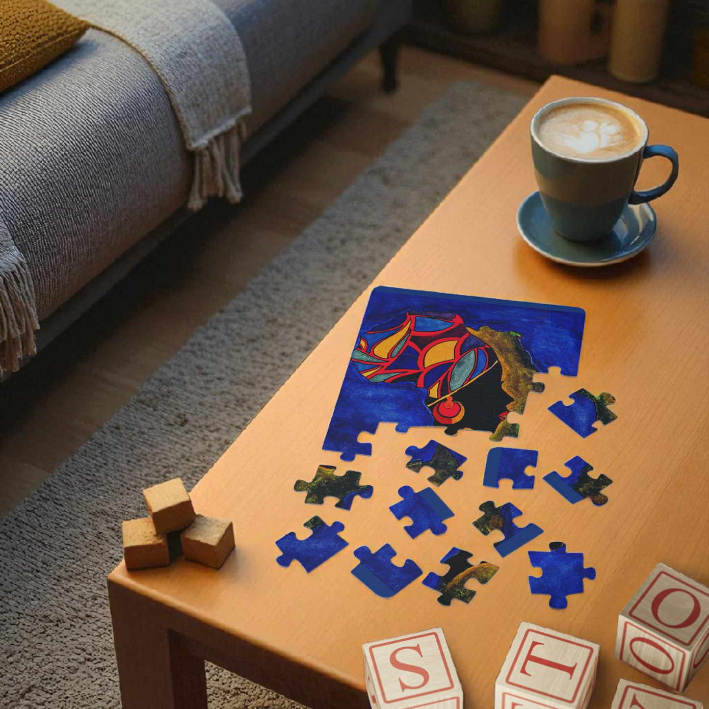 Kids' 30-Piece Africa Puzzle - Colorful Educational Fun