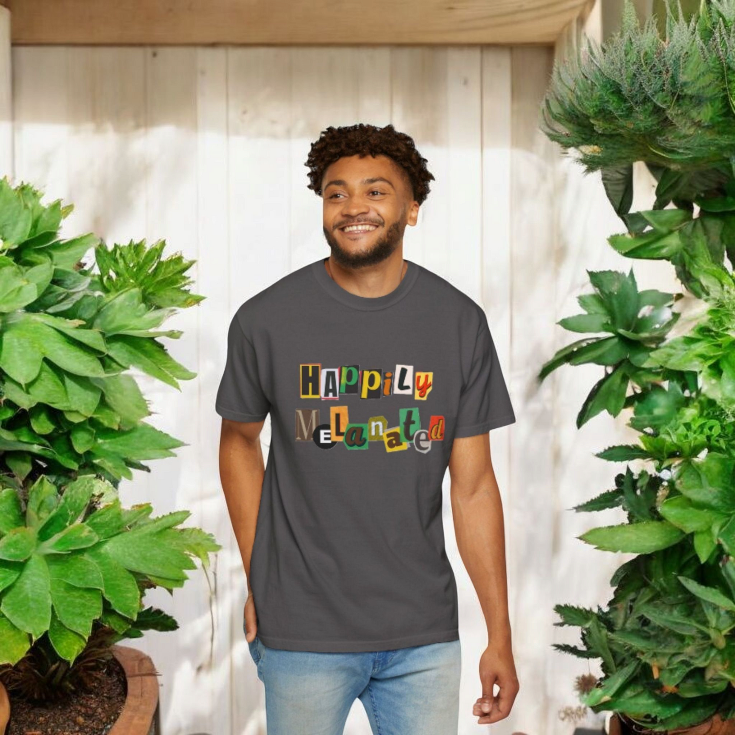 Handmade Unisex T-shirt with Original Jamaican Flag Design