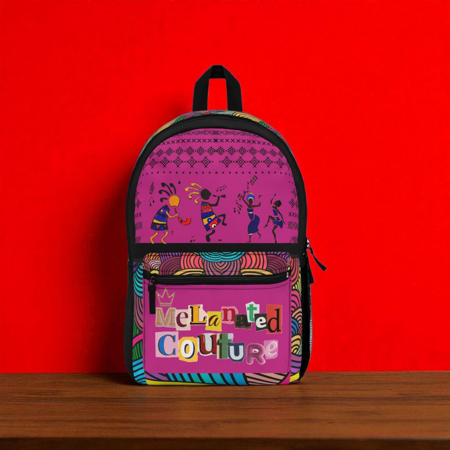Copy of Tribal Dance Backpack, Ethnic Music Festival Bag, Boho Rucksack, Aztec Design