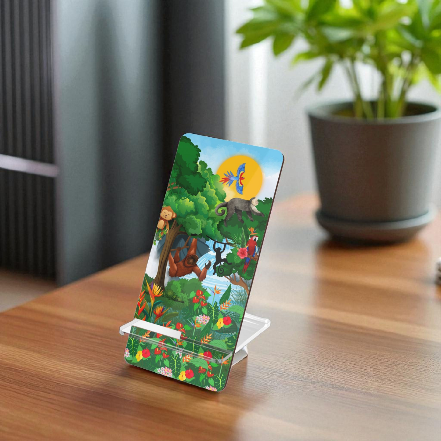 Colorful Jungle Smartphone Display Stand