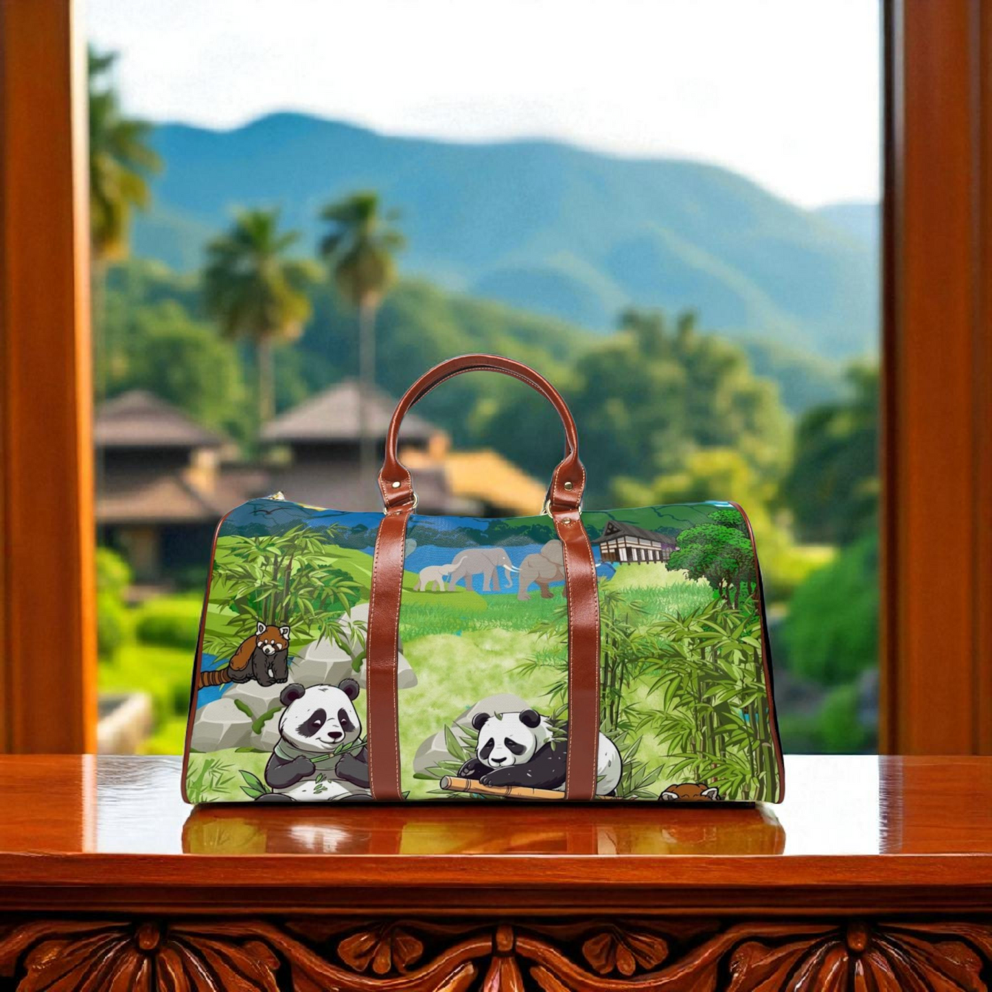 Adorable Panda Waterproof Travel Bag - Perfect for Adventurers & Animal Lovers
