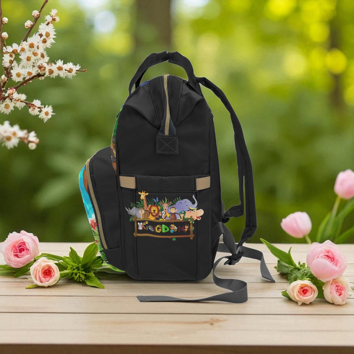 Adventurous Jungle Diaper Backpack for Parents
