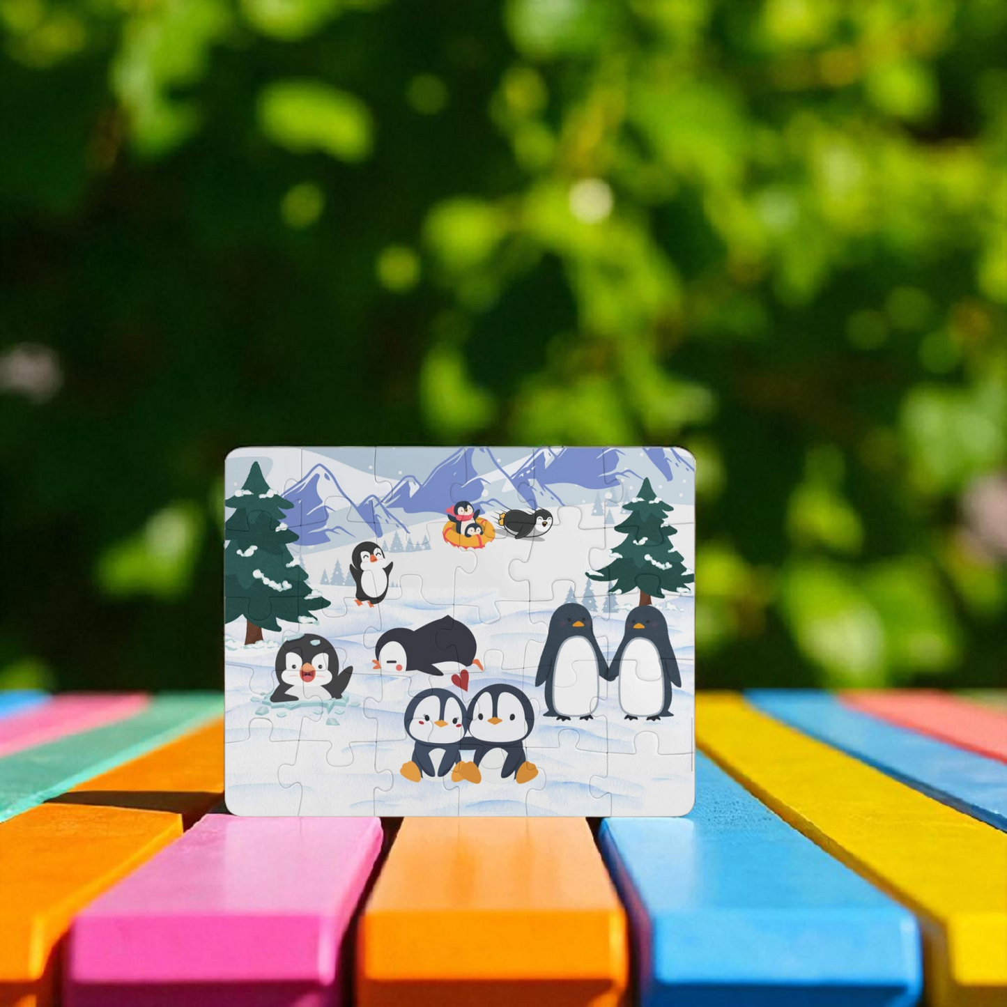 Panda Puzzle, Kids 30-Piece Jigsaw Game Toy, Children's Animal Learning Activity