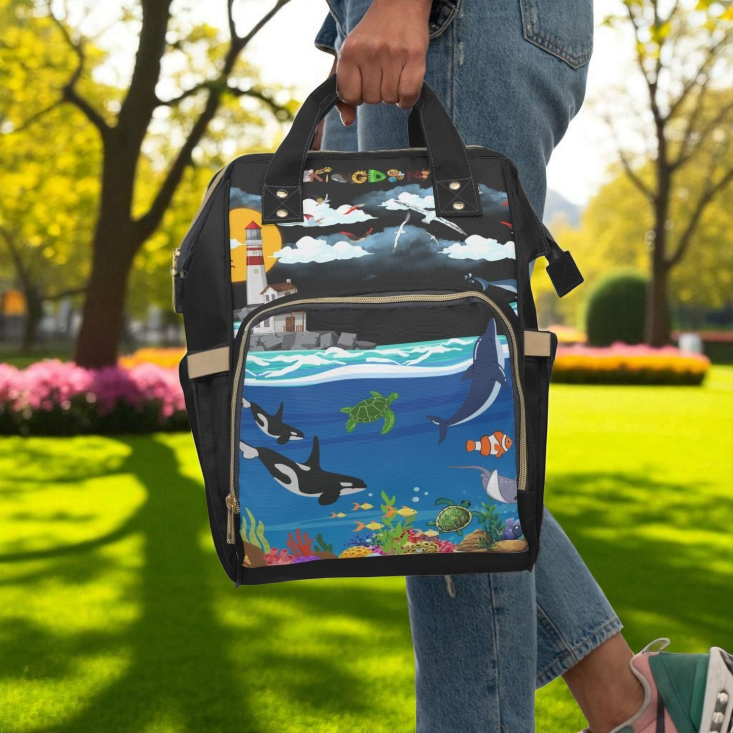 Ocean Adventure Multifunctional Diaper Backpack