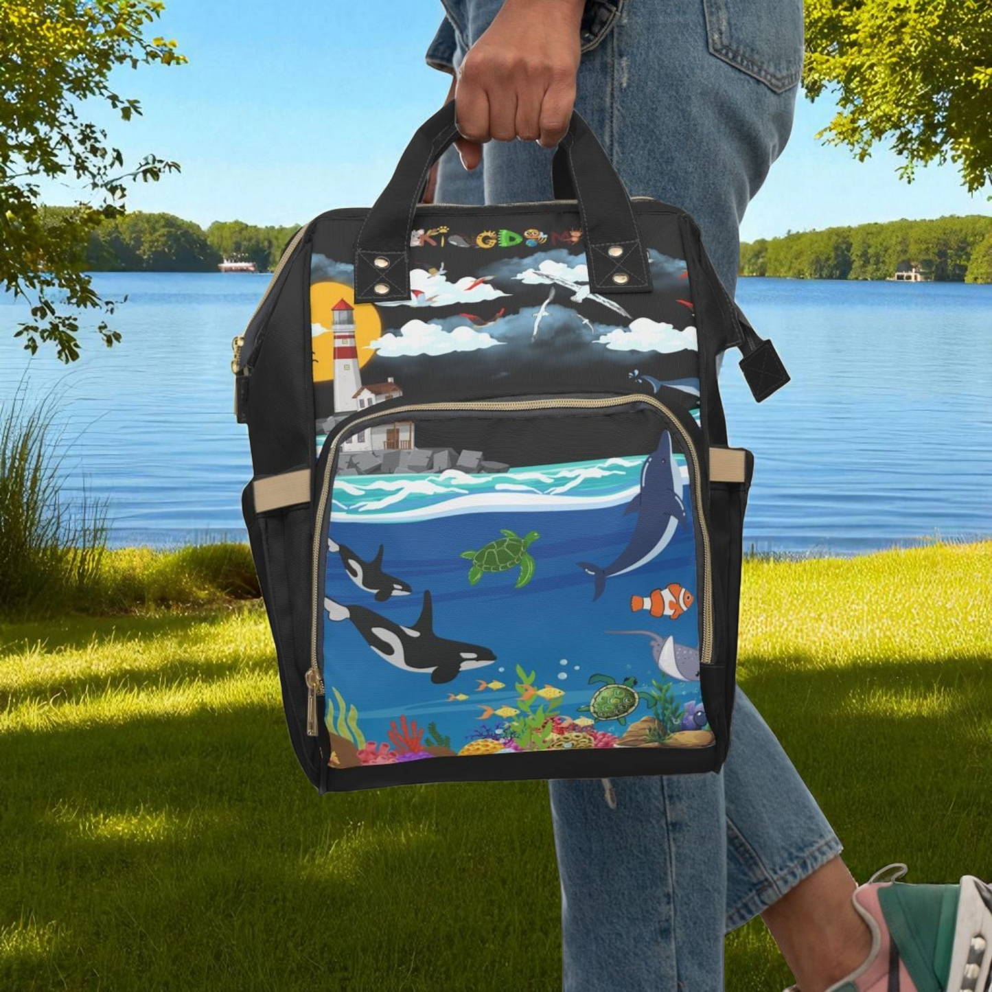 Ocean Adventure Multifunctional Diaper Backpack