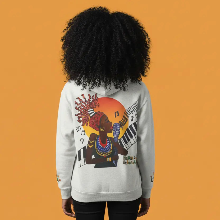 Afro Music Hoodie Style Tips for Bold Creative Warmth The Melanated Art Shop, LLC