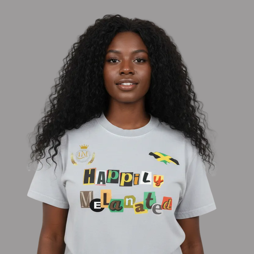 Jamaica Flag Themed Graphic Vintage Wash Cotton Unisex T-Shirt