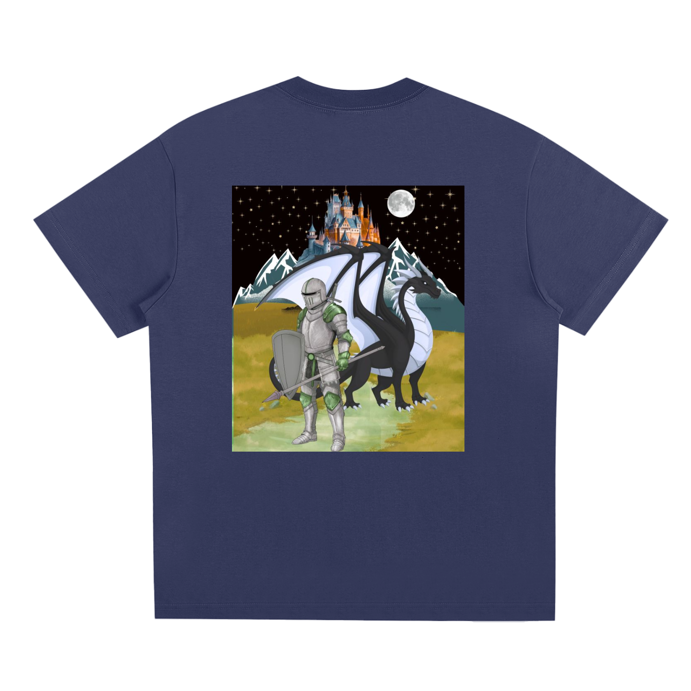 Medieval Themed Tee, Knights and Dragon Fans, Unisex Graphic T-shirt