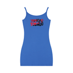 Women's Sleeveless Fitted Dress Featuring a Trinidad Flag-Inspired Design