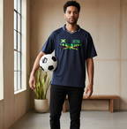 Jamaican Pride Themed Graphic V-Neck Unisex Soccer Jersey