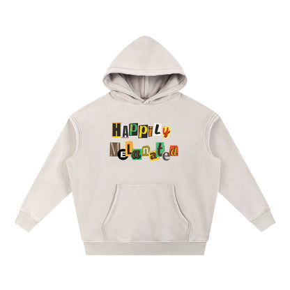 Jazz Singer Art Hoodie, Snow Wash Fleece Oversize Unisex Hoodie