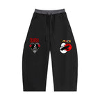 Plaid Waistband Barrel Sweatpants ODMPOD